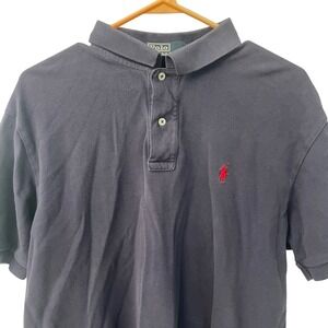 Polo Ralph Lauren Mens Polo Shirt Large Short Sleeve Classic‎ Fit Red Pony Logo